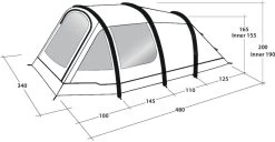 Outwell Starhill 5A Opblaasbare Tunneltent - 5 Persoons -Sport Buitenkamperen 1030 1900 6599f0e3 3991 4903 9e58 f82ad91abe09 1280x960