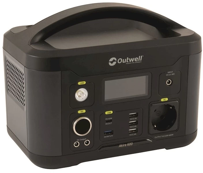 Outwell Akira 600 Power Station Draagbare Lithiumaccu 4 Outwell Akira 600 Power Station Draagbare Lithiumaccu - Afbeelding 2