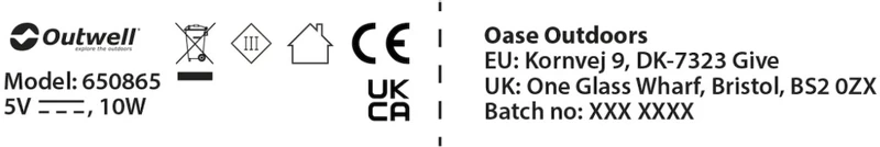 Outwell Orion Lux Cream Hanglamp Opvouwbaar - Wit 7 Outwell Orion Lux Cream Hanglamp Opvouwbaar - Wit - Afbeelding 5