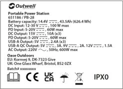 Outwell Akira 600 Power Station Draagbare Lithiumaccu 11 Outwell Akira 600 Power Station Draagbare Lithiumaccu -Sport Buitenkamperen 1069 1900 ce4a61b9 65c9 4b89 83ec e47ef4f1cad0 1280x960