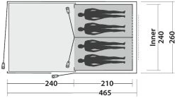 Easy Camp Galaxy 400 Steel Blue Tunneltent - 4 Personen -Sport Buitenkamperen 1179 1900 e5f08167 cd39 48bb 9924 b67496b9e714 1280x960