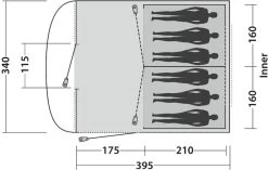 Easy Camp Edendale 600 Tunneltent 6 Persoons - Grijs -Sport Buitenkamperen 1278 1900 88606f57 e3cb 4c30 8898 4536f255e167 1280x960