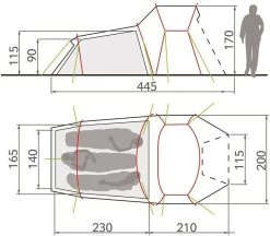 Vaude Chapel L XT Koepeltent - 3 Persoons -Sport Buitenkamperen 12823 5 resultaat