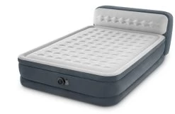Sport Buitenkamperen 22 Intex Ultra Plush Headboard Luchtbed - Queensize - Ingebouwde Elektrische Pomp