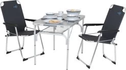 Bo-Camp Premium 90 X 60 Koffermodel Campingtafel - Grijs -Sport Buitenkamperen 1404402 14 resultaat