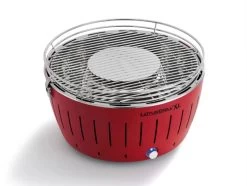 LotusGrill XL Hybrid Houtskoolbarbecue - Rood -Sport Buitenkamperen 1433 1900 lotusgrill xl rood 4