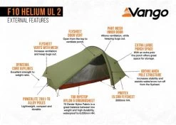 Vango F10 Helium UL 2 Ultralichte Trekking Tunneltent - 1/2 Persoons - Groen 15 Vango F10 Helium UL 2 Ultralichte Trekking Tunneltent - 1/2 Persoons - Groen -Sport Buitenkamperen 1900 1783 f10 helium ul 2 6