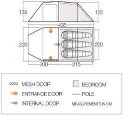 Vango Omega 350 Tunneltent - 3 Persoons - Groen 13 Vango Omega 350 Tunneltent - 3 Persoons - Groen -Sport Buitenkamperen 1900 1783 omega 350 1