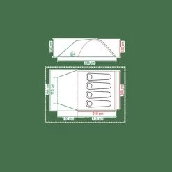 Sport Buitenkamperen -Sport Buitenkamperen 1900 1900 coleman darwin 4 plus 1