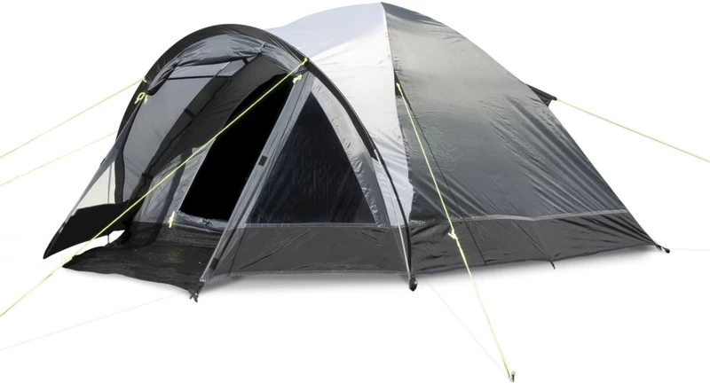 Kampa Brighton Grey 3 Tunneltent - 3 Persoons 3 Kampa Brighton Grey 3 Tunneltent - 3 Persoons