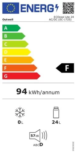 Outwell Ecocool Lite Elektrische Koelbox - 24 Liter - Donkerblauw -Sport Buitenkamperen 1900 950 ecocool blauw 5