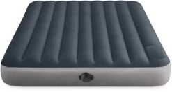 Intex Single-High Luchtbed - Queensize - Ingebouwde Batterijpomp