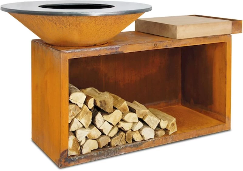 OFYR Island Corten 100 Teak Wood 3 OFYR Island Corten 100 Teak Wood