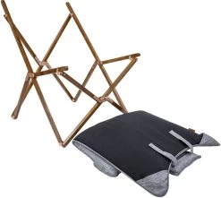 Bo-Camp Urban Outdoor Bloomsbury Vlinderstoel - Grijs - M -Sport Buitenkamperen 900 1006 1200369 9