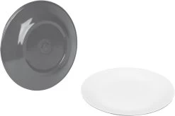 Bo-Camp Melamine Serviesset - 16-delig - Grijs -Sport Buitenkamperen 900 1271 6181274 02