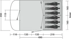 Easy Camp Palmdale 600 Tunneltent - 6 Persoons -Sport Buitenkamperen 900 1322 d1c7c481 31f5 427b 8016 677c10476fce 1280x960