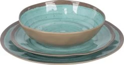Bo-Camp Halo Melamine Serviesset - 12-delig - Aqua -Sport Buitenkamperen 900 1327 6181392 05