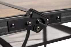 Bo-Camp Industrial Decatur 90 X 60 Campingtafel - Zwart/houtlook -Sport Buitenkamperen 900 1358 1404200 13