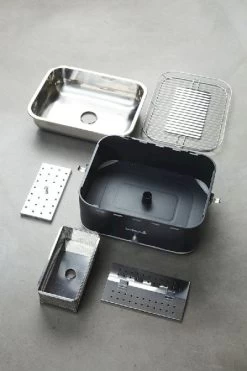 Barbecook Carlo Houtskool Tafelbarbecue - Grijs -Sport Buitenkamperen 900 600 bc cha 1015 sf 06 hr