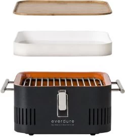 Everdure Cube Houtskool Barbecue - Zwart -Sport Buitenkamperen 900 821 9312646028869 2