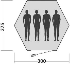 Easy Camp Bolide 400 Tipitent - 4 Personen 14 Easy Camp Bolide 400 Tipitent - 4 Personen -Sport Buitenkamperen 900 983 plattegrond bolide 2