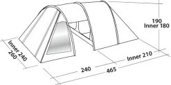 Easy Camp Galaxy 400 Steel Blue Tunneltent - 4 Personen -Sport Buitenkamperen 932 1900 3186c636 4f86 4c19 91d7 021f555dd42a 1280x960