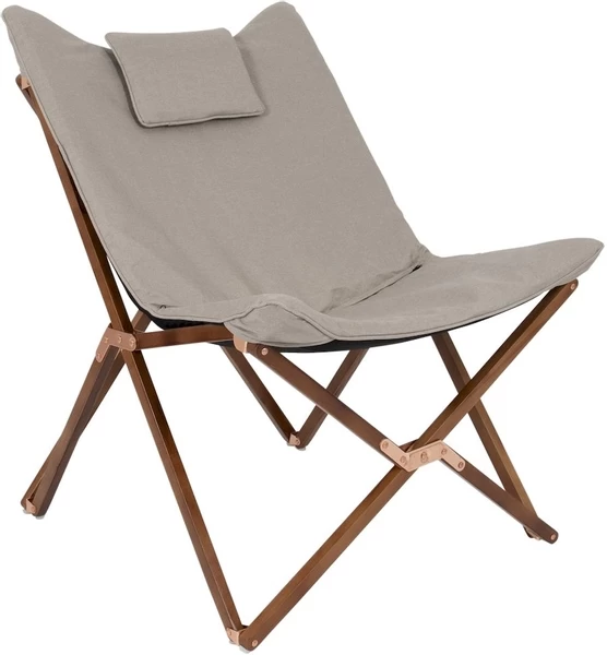 Bo-Camp Urban Outdoor Bloomsbury Vlinderstoel - Beige - M 3 Bo-Camp Urban Outdoor Bloomsbury Vlinderstoel - Beige - M