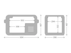 Dometic CFX3 35 Compressor Koelbox - 32 Liter 28 Dometic CFX3 35 Compressor Koelbox - 32 Liter -Sport Buitenkamperen cfx3 35
