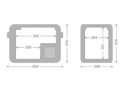 Dometic CFX3 45 Compressor Koelbox - 40 Liter -Sport Buitenkamperen cfx3 45