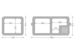Dometic CFX3 95DZ Compressor Koelbox - 93 Liter -Sport Buitenkamperen cfx3 95