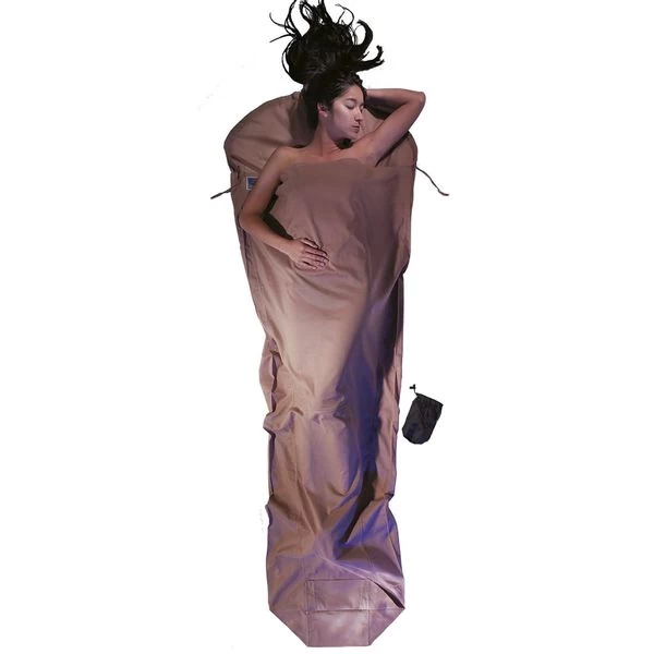 Cocoon Lakenzak Egyptisch Katoen Mummymodel - Khaki 3 Cocoon Lakenzak Egyptisch Katoen Mummymodel - Khaki