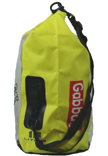 Gabbag Dry 15L Waterdichte Tas - Geel 6 Gabbag Dry 15L Waterdichte Tas - Geel - Afbeelding 4