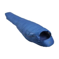 Nomad Pegasus 340 Mummyslaapzak - Blauw - Ritspositie Links -Sport Buitenkamperen nomad pegasus 340 blauw liggend 1