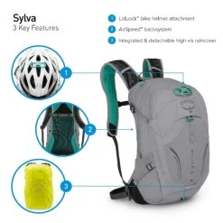 Osprey Sylva Daypack - 20 Liter - Blauw -Sport Buitenkamperen osprey sylva features 6