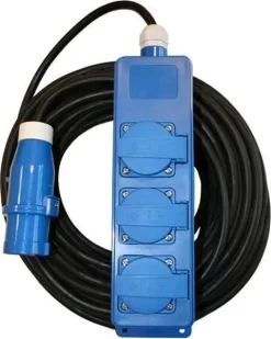 Haba Triple-unit Doos + CEE-stekker 20m