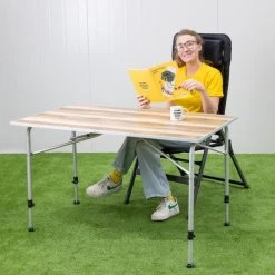 Dometic Zero Light Oak Large Campingtafel - 120 X 70 Cm -Sport Buitenkamperen zerolightoaklarge 4